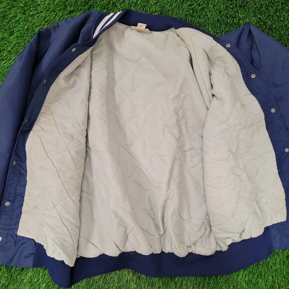 Vintage Michigan-Dairy Bomber Jacket XL 26x26 Hartwell Crop - Picture 9 of 16